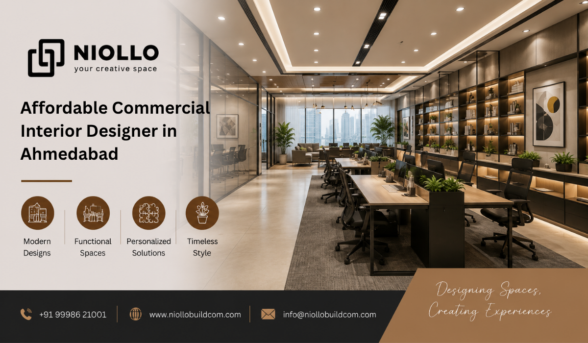 Affordable Commercial Interior Designer in Ahmedabad